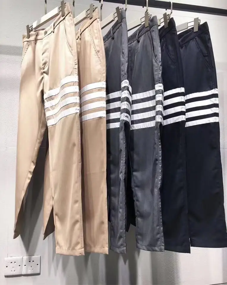 Autumn and winter four-bar skinny pants, nine-point pants, TB men's and women's all-match casual pants, slim-fit trousers
Autumn and winter four-bar skinny pants, nine-point pants, TB men's and women's all-match casual pants, slim-fit trousers