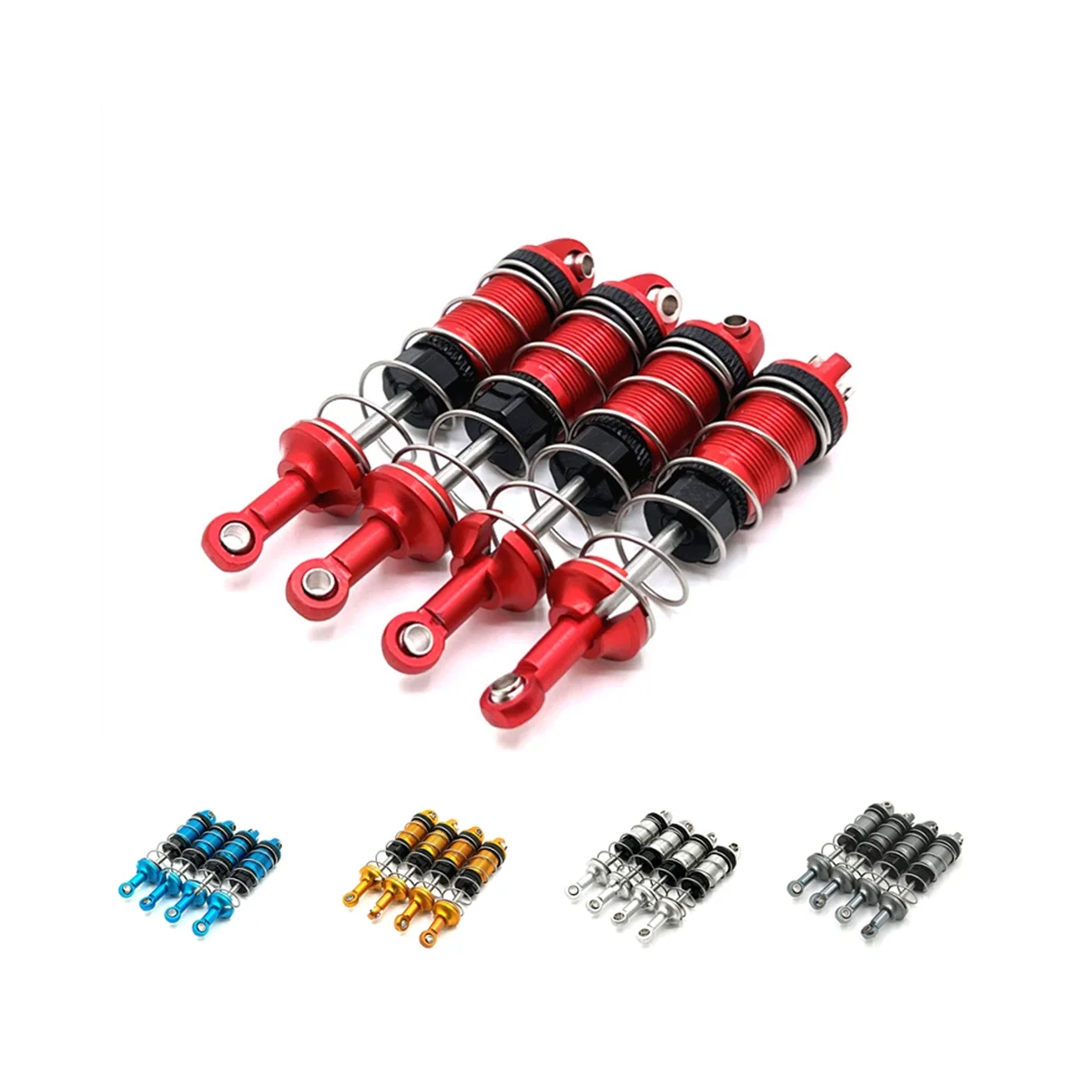 4Pcs Metal Shock Absorber for HBX 16889 16889A 16890 16890A SG1601 SG1602 1/16 RC Car Upgrade Parts Accessories,Yellow
4Pcs Metal Shock Absorber for HBX 16889 16889A 16890 16890A SG1601 SG1602 1/16 RC Car Upgrade Parts Accessories,Yellow