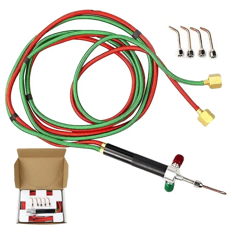 Jewelry Repair Torch Mini Gases Little Torch Soldering Welding Kit Soldering Kit With 5pcs Weld Tips Fit For Oxygen Cylinders 
Jewelry Repair Torch Mini Gases Little Torch Soldering Welding Kit Soldering Kit With 5pcs Weld Tips Fit For Oxygen Cylinders