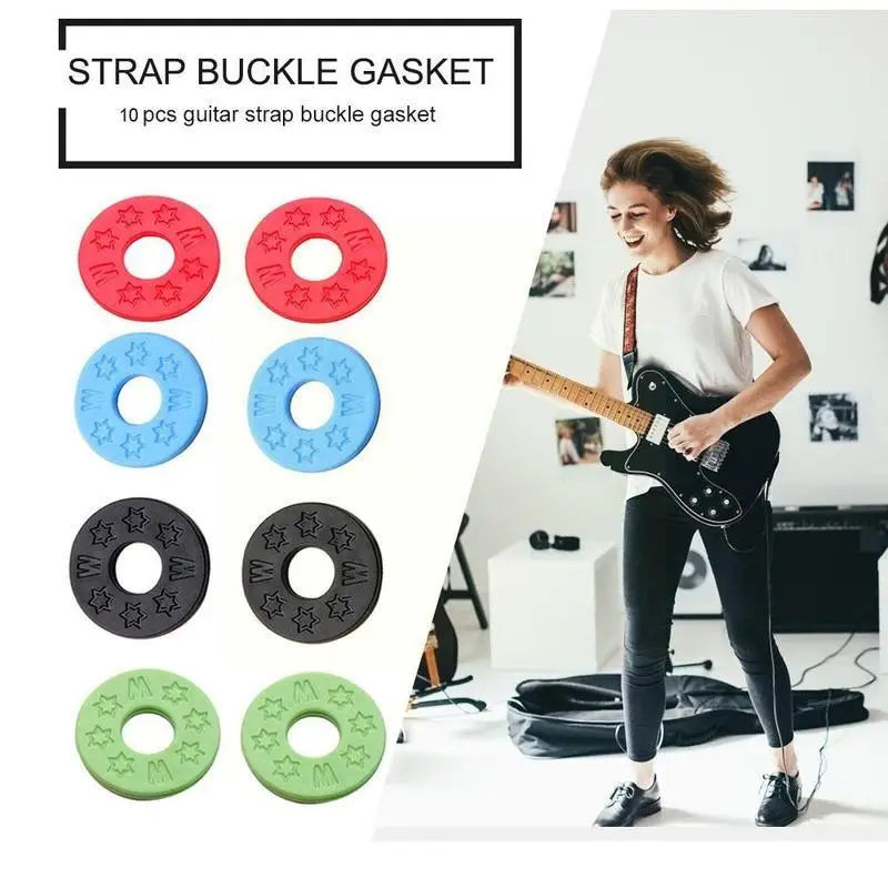 10pcs Rubber Guitar Strap Locks Blocks Safety Lock Ukulele Gasket Electric Guitar Professional Acoustic Washer Bass Accesso O7N2
10pcs Rubber Guitar Strap Locks Blocks Safety Lock Ukulele Gasket Electric Guitar Professional Acoustic Washer Bass Accesso O7N2