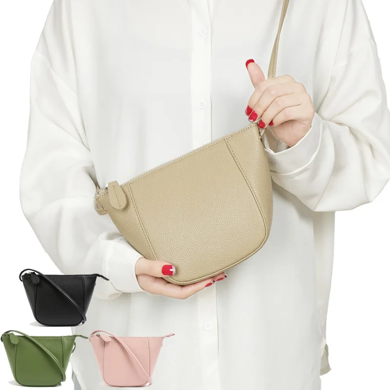 Genuine Leather Women Crossbody Bag Small Hobo Shoulder Handbag Solid Real Cow Leather Female Mobile Phone Purse Bags for Women
Genuine Leather Women Crossbody Bag Small Hobo Shoulder Handbag Solid Real Cow Leather Female Mobile Phone Purse Bags for Women
