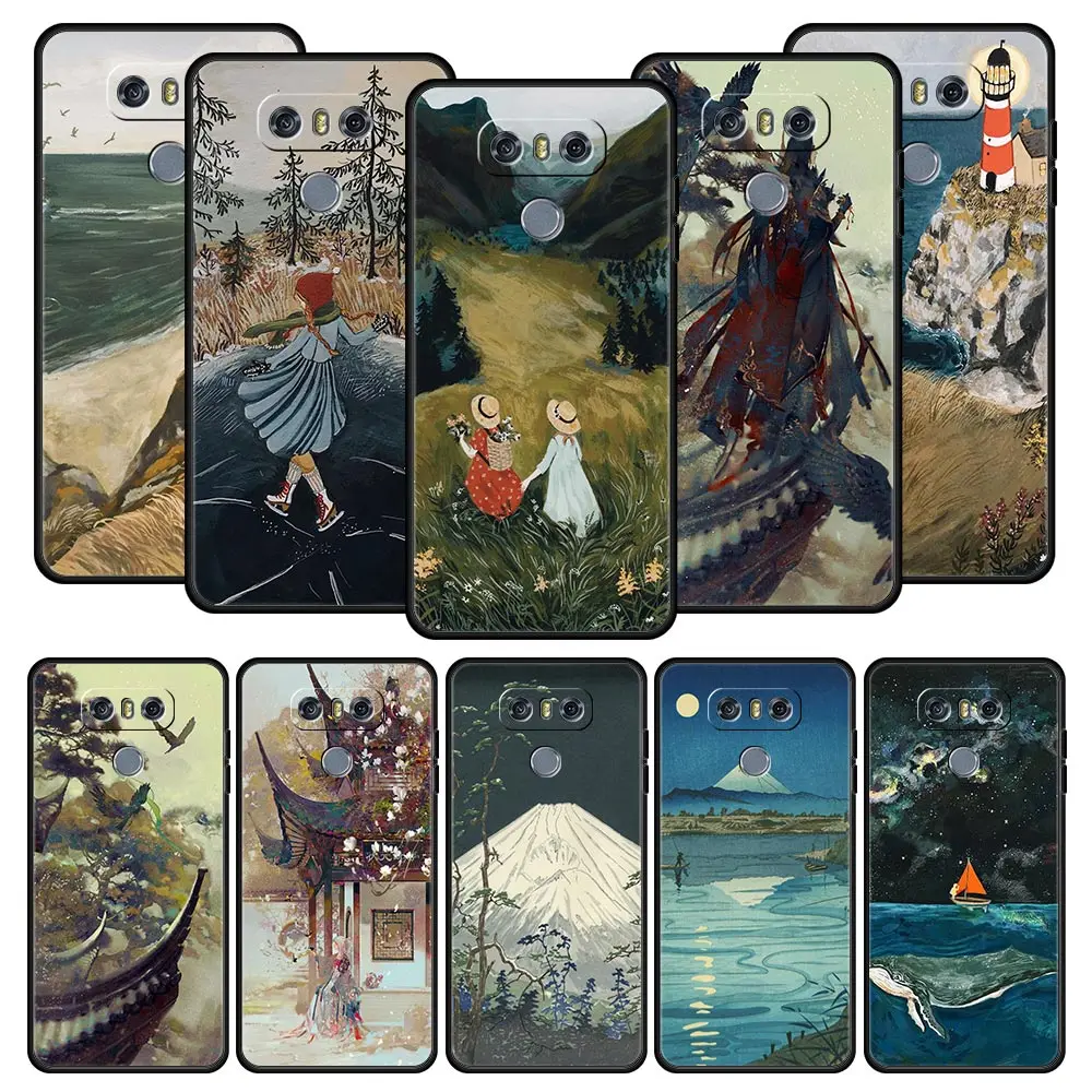 Phone Case For LG K50s K41s K42 K40 K61 K50s K50 K22 G7 G8 G9 Q60 Q6 Q7+ Silicone Back Cover Cartoon Scenery Girl Shell Caso
Phone Case For LG K50s K41s K42 K40 K61 K50s K50 K22 G7 G8 G9 Q60 Q6 Q7+ Silicone Back Cover Cartoon Scenery Girl Shell Caso