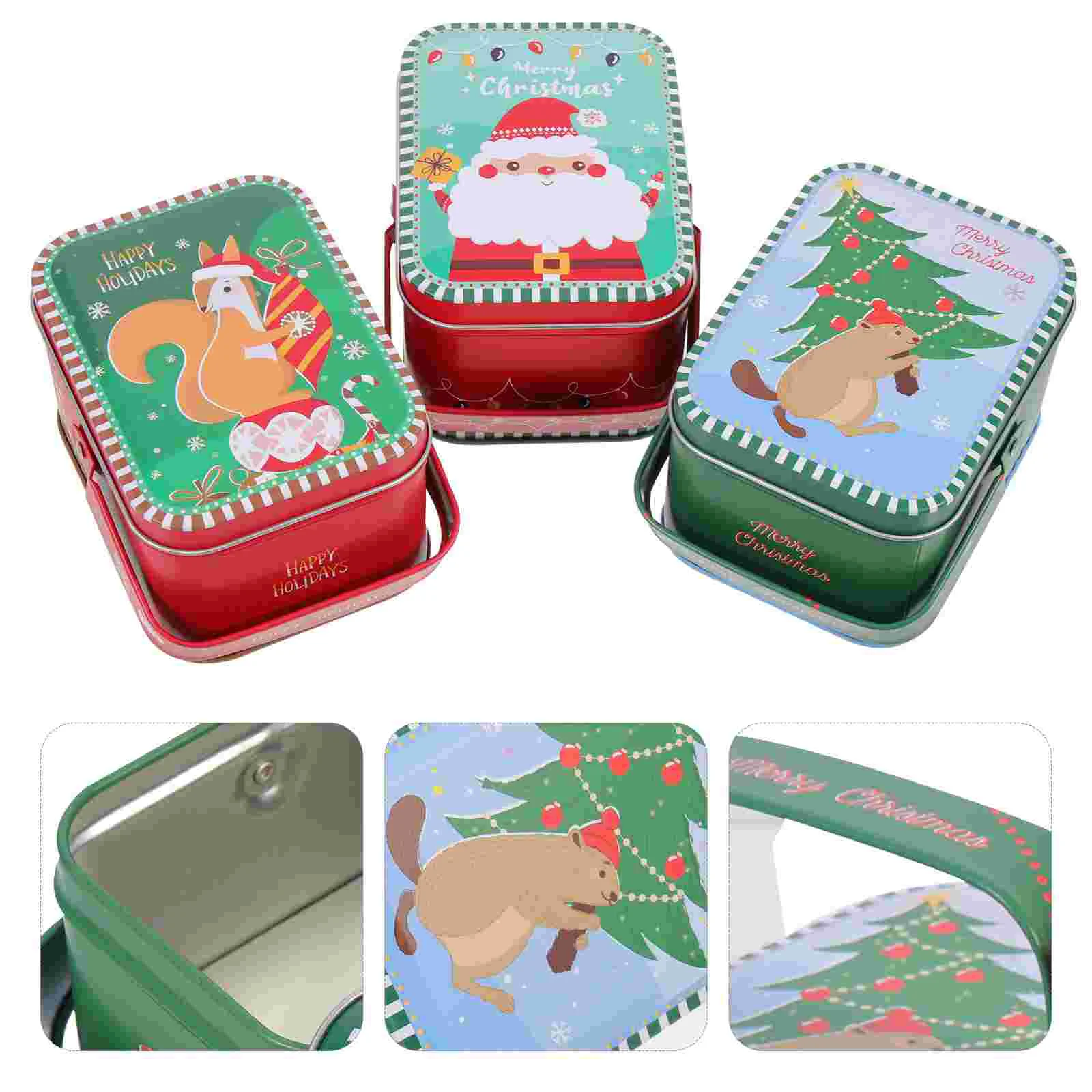 Christmas Gift Tins Candy Box Tinplate Case Storagecontainer Can Jar Snacks Metal Party Nesting Jars Cookie Holdercartoon
Christmas Gift Tins Candy Box Tinplate Case Storagecontainer Can Jar Snacks Metal Party Nesting Jars Cookie Holdercartoon
