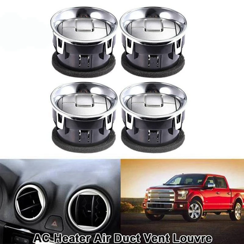4Pcs Car Dashboard A/C Vent Duct Air Conditioning Outlet for Ford F150 2009-2014 CL3Z19893EA
4Pcs Car Dashboard A/C Vent Duct Air Conditioning Outlet for Ford F150 2009-2014 CL3Z19893EA