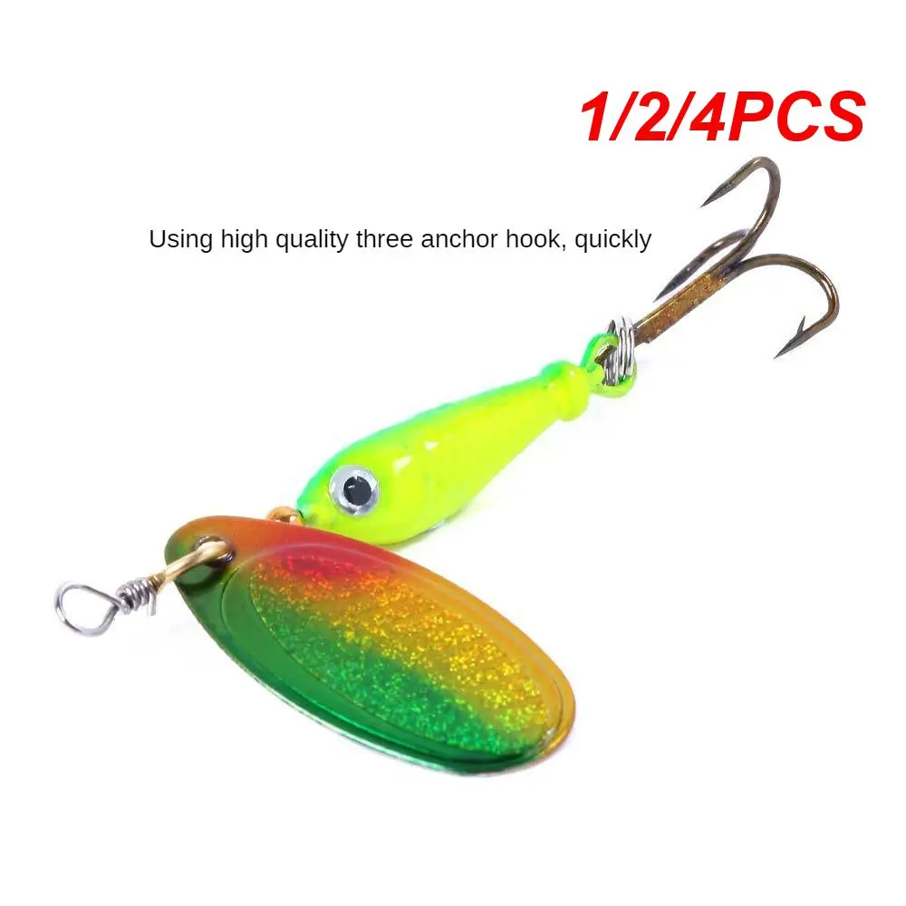 

1/2/4PCS Spinner Lure5.5cm 9g Fishing Lure With Treble Hook Metal Spoon Baits Hard Pesca Crankbait Fishing Lure Fishing Tackle