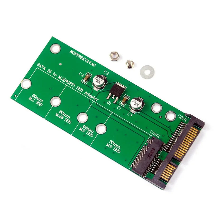 50PCS M.2 NGFF MSATA 2-in-1 Multiple Sized SSD to SATA III 3 Adapter Converter Card
50PCS M.2 NGFF MSATA 2-in-1 Multiple Sized SSD to SATA III 3 Adapter Converter Card