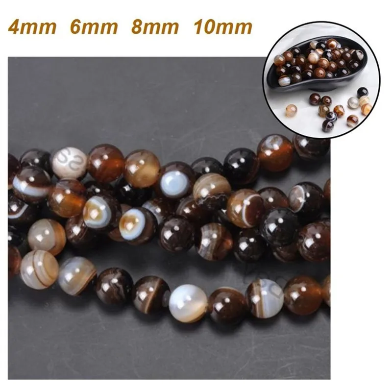 Coffee Stripe Agate Loose Spacer Beads for Making Necklace Bracelet 
Coffee Stripe Agate Loose Spacer Beads for Making Necklace Bracelet