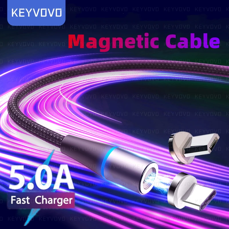 5A Magnetic Charge Cable Super Fast Charging USB Type C Cable Magnet Micro USB Data Charging Wire Mobile Phone Cable USB Cord
5A Magnetic Charge Cable Super Fast Charging USB Type C Cable Magnet Micro USB Data Charging Wire Mobile Phone Cable USB Cord