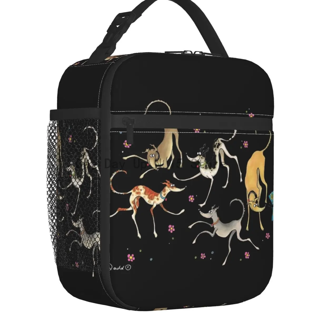 Garden Party Greyhounds Lurcher Thermal Insulated Lunch Bag Whippet Sighthound Dog Lunch Container for Kids Storage Food Box
Garden Party Greyhounds Lurcher Thermal Insulated Lunch Bag Whippet Sighthound Dog Lunch Container for Kids Storage Food Box