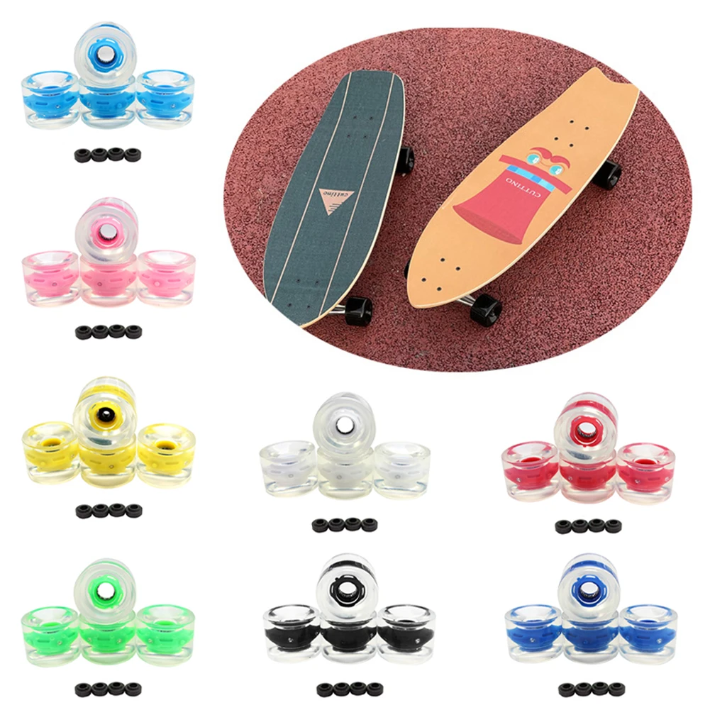 4Pc PU Skateboard Longboard Street Skate LED Wheels 70x51mm With Spacers Durable Skateboard Longboard Street Skate Wheel Parts
4Pc PU Skateboard Longboard Street Skate LED Wheels 70x51mm With Spacers Durable Skateboard Longboard Street Skate Wheel Parts