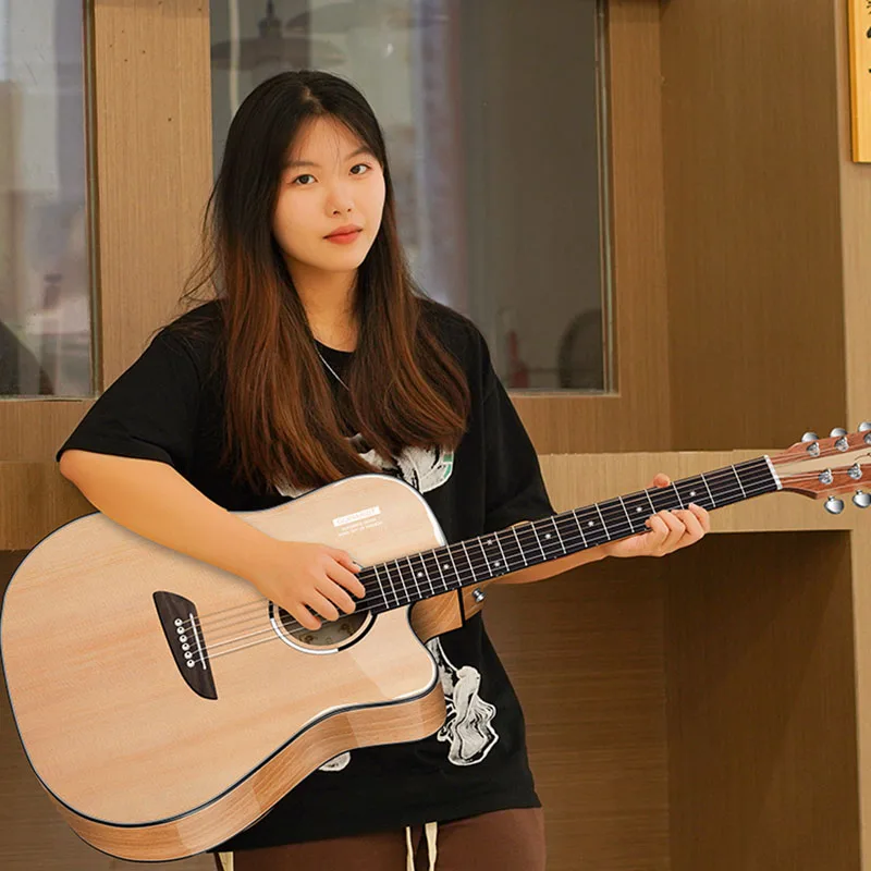 Folk Beginner's Musical Instrument Guitar Replica Six String Classic Guitar Hollow Body Country Cuerdas De Guitarra Acoustics
Folk Beginner's Musical Instrument Guitar Replica Six String Classic Guitar Hollow Body Country Cuerdas De Guitarra Acoustics