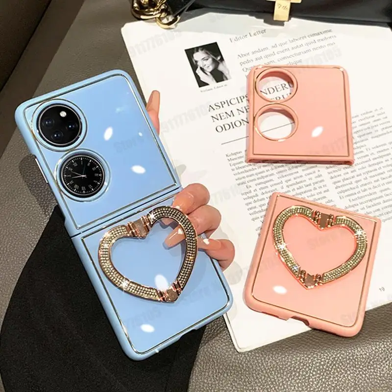For Huawei P50 Pocket Love Heart Diamond Kickstand Plating Case For HUAWEI P50 POCKET BAL-AL00 L49 Hard PC Lens Protective Cover
For Huawei P50 Pocket Love Heart Diamond Kickstand Plating Case For HUAWEI P50 POCKET BAL-AL00 L49 Hard PC Lens Protective Cover