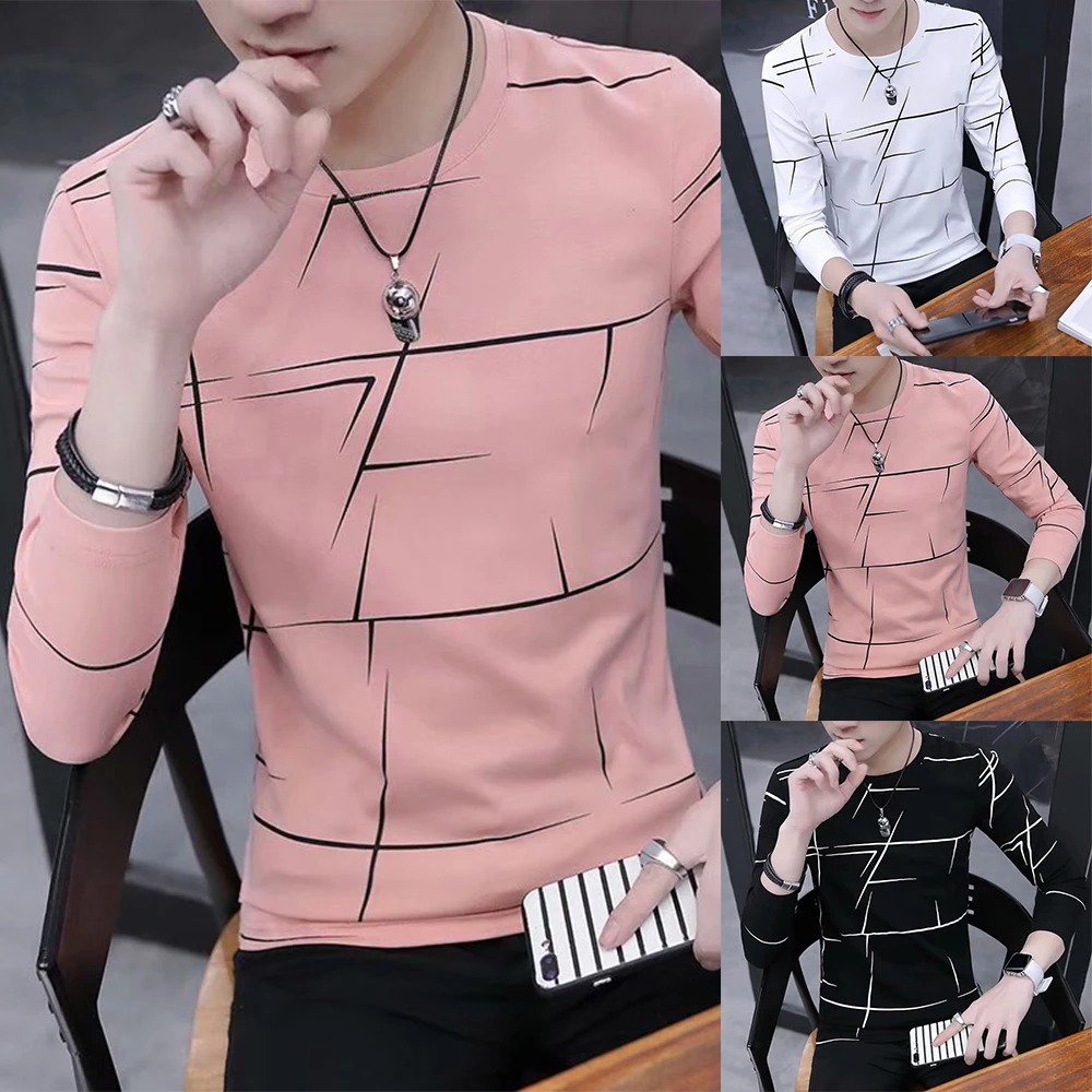 2023 Casual Fashion Mens Crew Neck Print T-Shirt Blouse Pullover Long Sleeve Slim Fit Muscle Top New Sweatshirts
2023 Casual Fashion Mens Crew Neck Print T-Shirt Blouse Pullover Long Sleeve Slim Fit Muscle Top New Sweatshirts