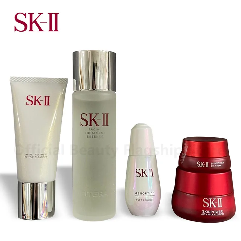 Official Japan Sk-II set 230ML fairy water 80g multi-face scrub cream 15g scrub eye cream 120g face wash 50ML small bulb essence
Official Japan Sk-II set 230ML fairy water 80g multi-face scrub cream 15g scrub eye cream 120g face wash 50ML small bulb essence