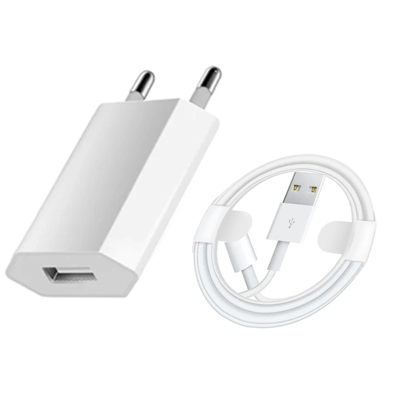 Зарядное устройство USB с европейской вилкой для Apple iPhone 13 12 11 Pro 8 7 6 6S Plus iPad Air Mini