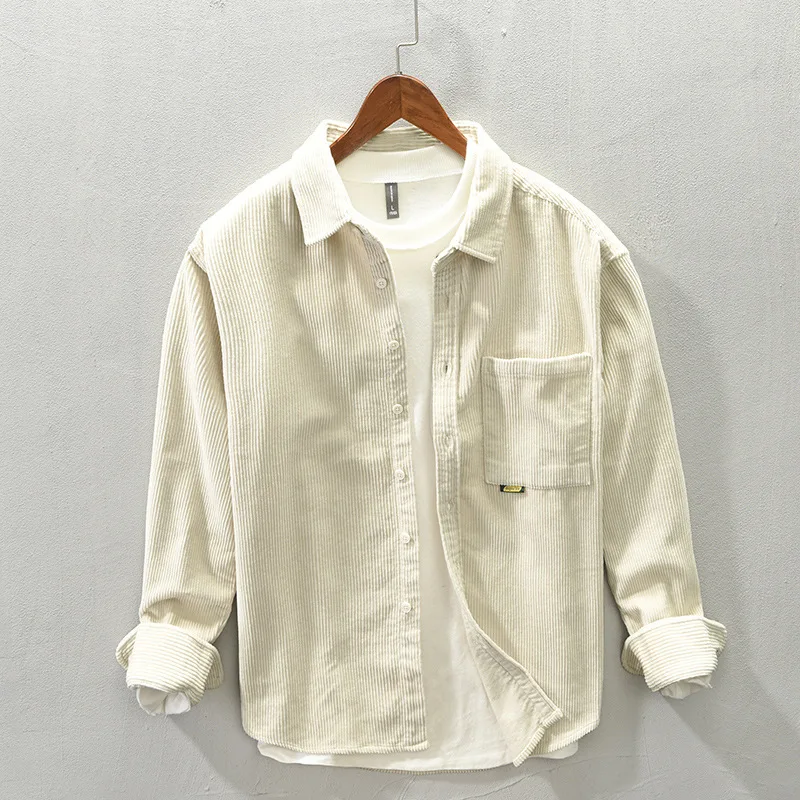 Autumn Winter New Men Corduroy Shirt Thick Pure Cotton Button Up Casual Long Sleeve Pocket
Autumn Winter New Men Corduroy Shirt Thick Pure Cotton Button Up Casual Long Sleeve Pocket