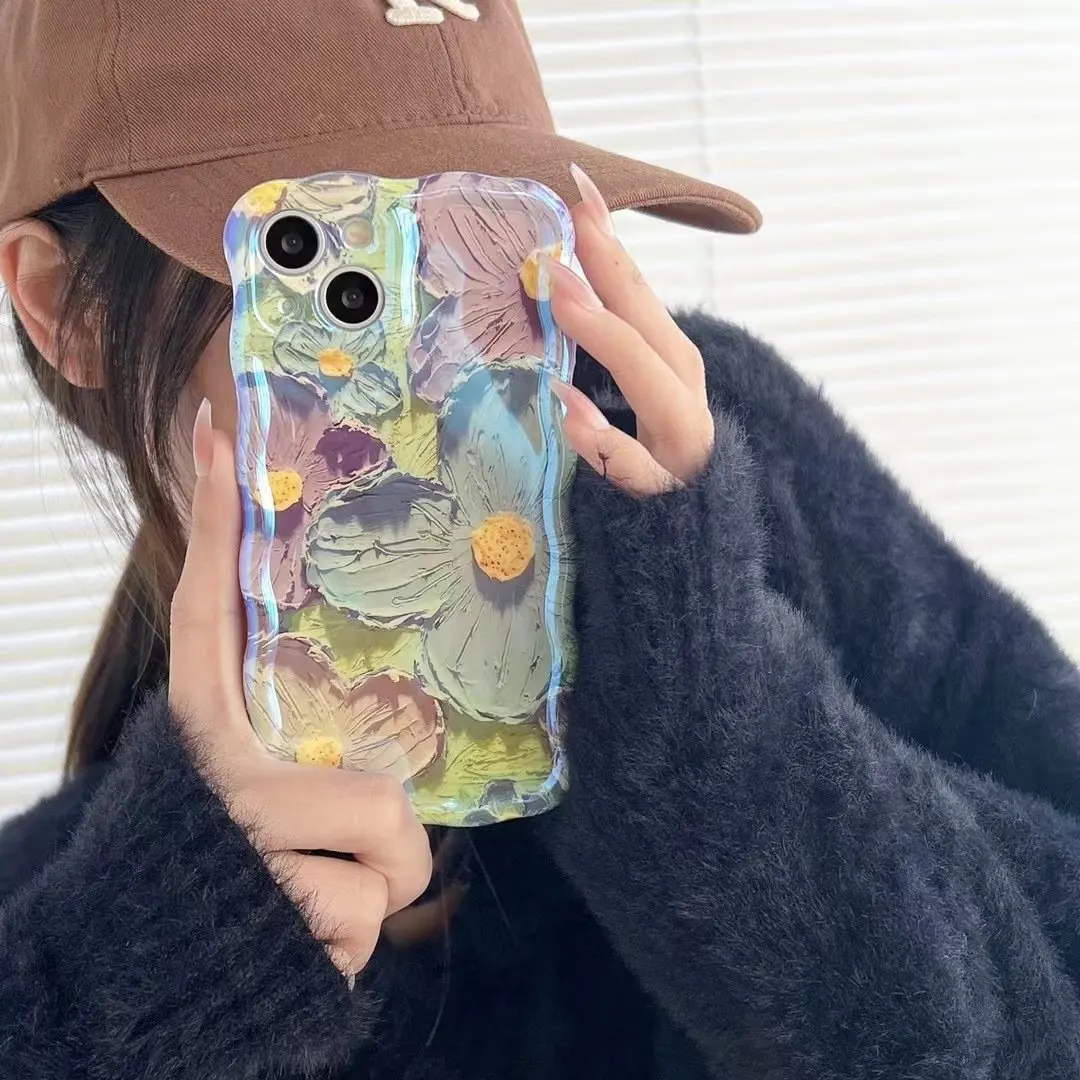 Яркий изысканный чехол для телефона iPhone с рисунком маслом для iPhone 14 13 12 11 Pro Max, чехол для телефона с цветами, Мягкий защитный чехол из ТПУ
Яркий изысканный чехол для телефона iPhone с рисунком маслом для iPhone 14 13 12 11 Pro Max, чехол для телефона с цветами, Мягкий защитный чехол из ТПУ