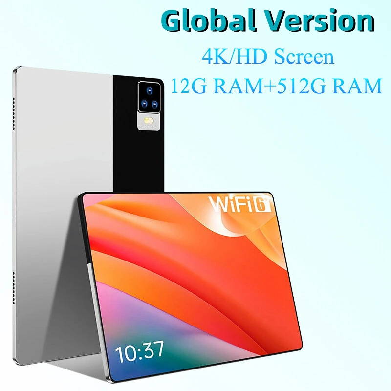 2022 New Global Version Android 11.0 12GB RAM 512GB ROM 4K HD Screen Snapdragon 845 tablet 5G Dual SIM Card WIFI GPS Google Play 
2022 New Global Version Android 11.0 12GB RAM 512GB ROM 4K HD Screen Snapdragon 845 tablet 5G Dual SIM Card WIFI GPS Google Play