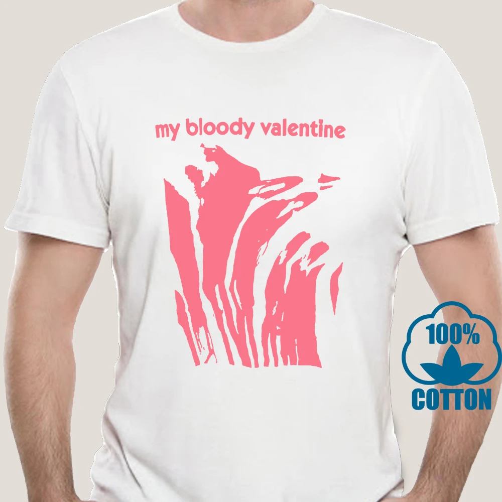 1242D винтажная редкая моя кровавая футболка на День святого Валентина совершенно