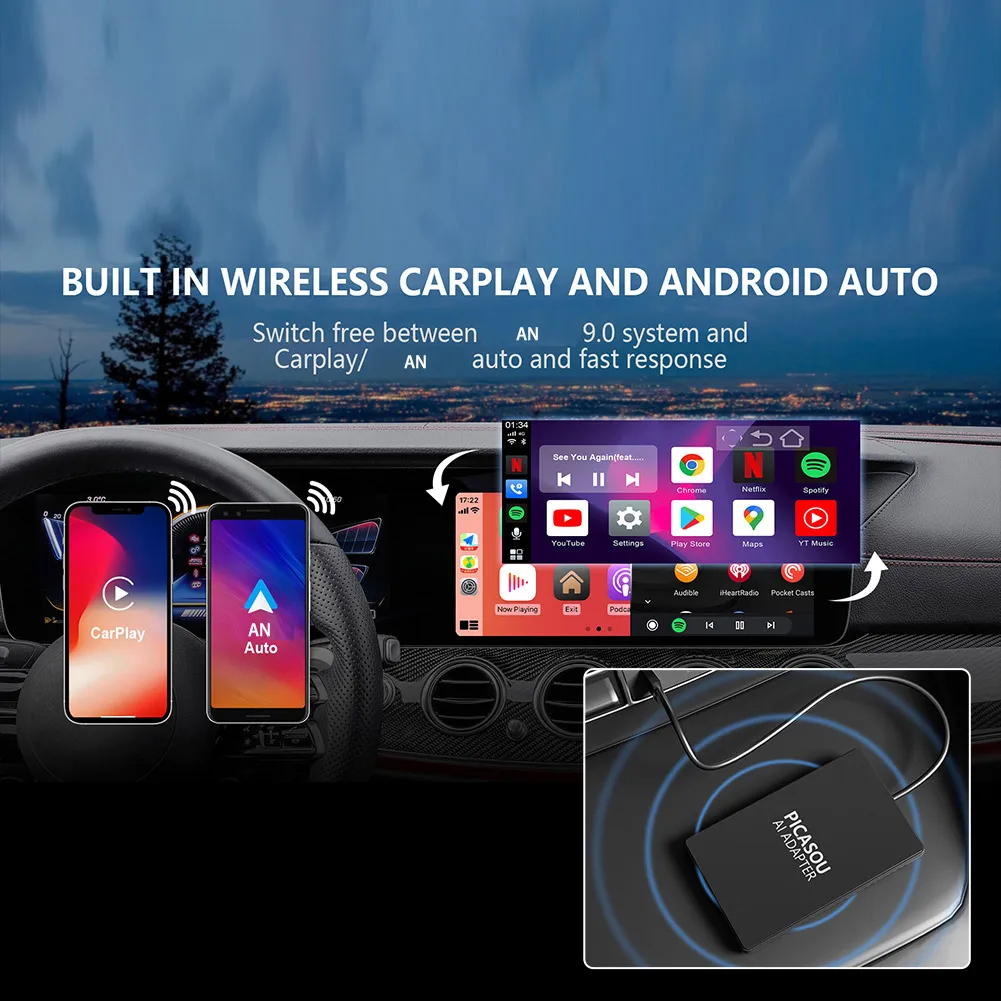 Carplay Smart Box Встроенный Автомобильный цифровой GPS комплект в автомобиль мультимедийные детали
Carplay Smart Box Встроенный Автомобильный цифровой GPS комплект в автомобиль мультимедийные детали