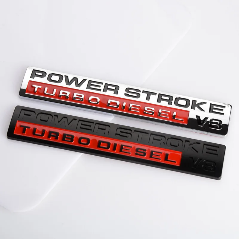 Car Styling 3D POWER STROKE V8 TURBO DIESEL ABS Emblem Rear Trunk Badge Fender Sticker Body Decal for Ford F150 F350 F250 F450 
Car Styling 3D POWER STROKE V8 TURBO DIESEL ABS Emblem Rear Trunk Badge Fender Sticker Body Decal for Ford F150 F350 F250 F450