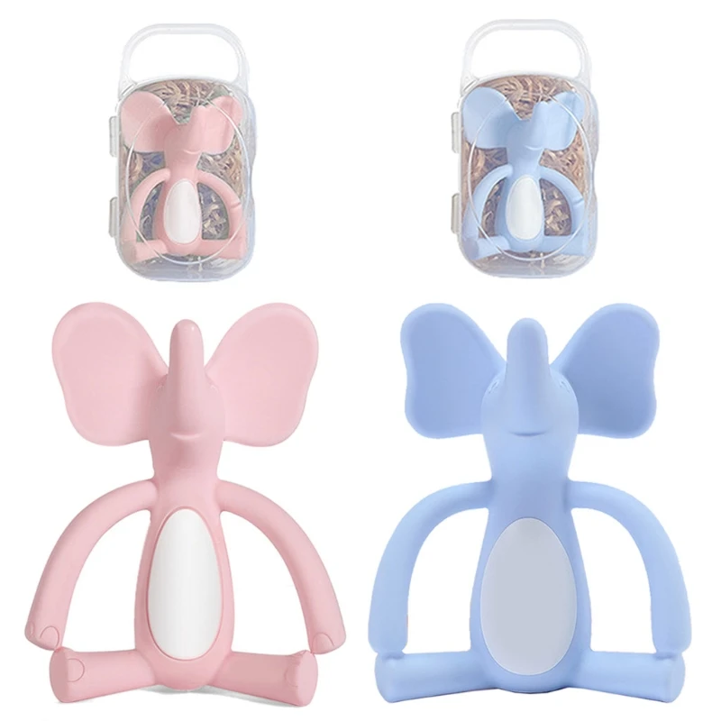 1pc Baby Silicone Teether Cartoon Elephant Teething Toy Infant Comfort Toys Baby Teether
1pc Baby Silicone Teether Cartoon Elephant Teething Toy Infant Comfort Toys Baby Teether