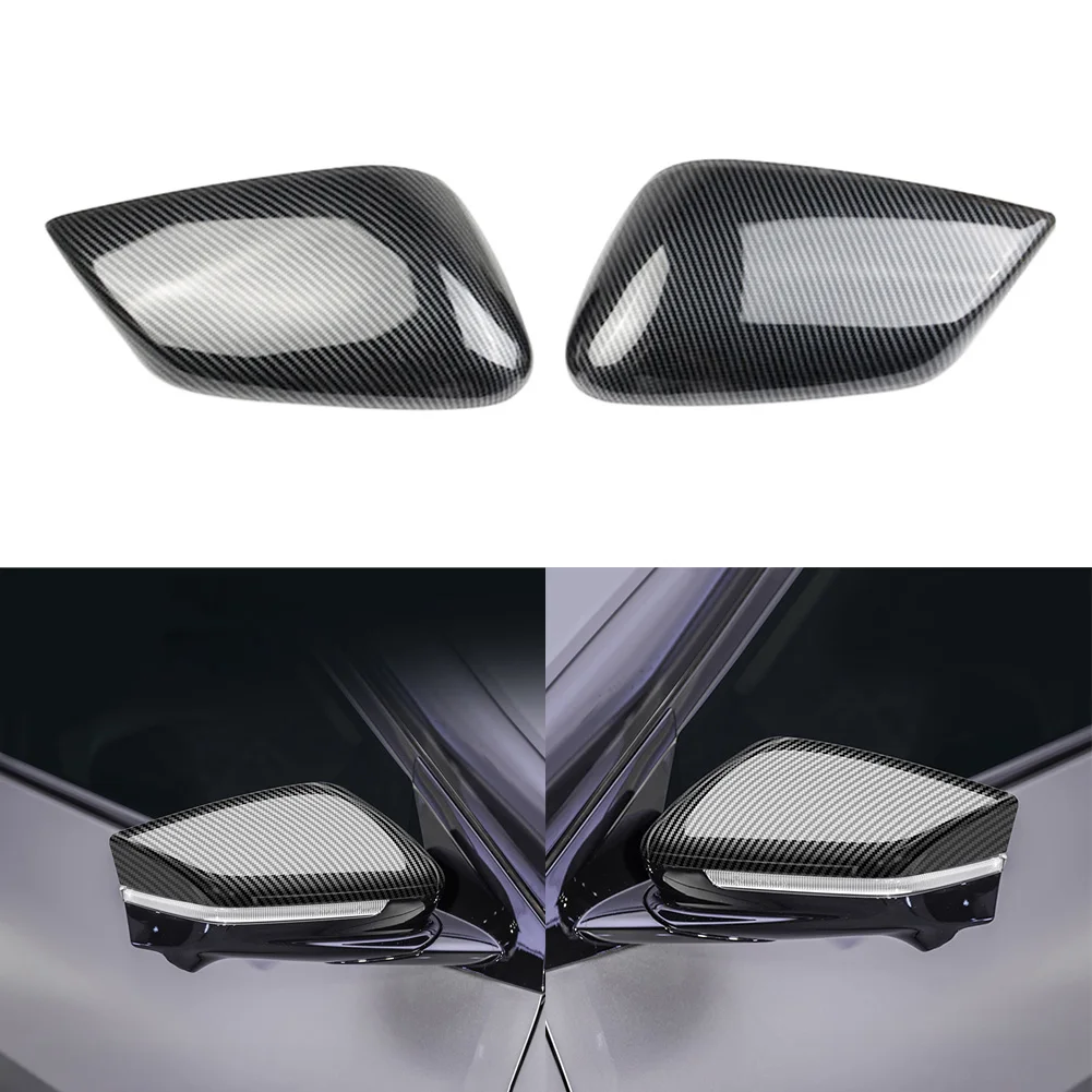 For KIA EV6 2022 Trim Cover Side Mirror Molding 1 Pair Black Car Accessories Carbon Fiber Style Easy To Install
For KIA EV6 2022 Trim Cover Side Mirror Molding 1 Pair Black Car Accessories Carbon Fiber Style Easy To Install
