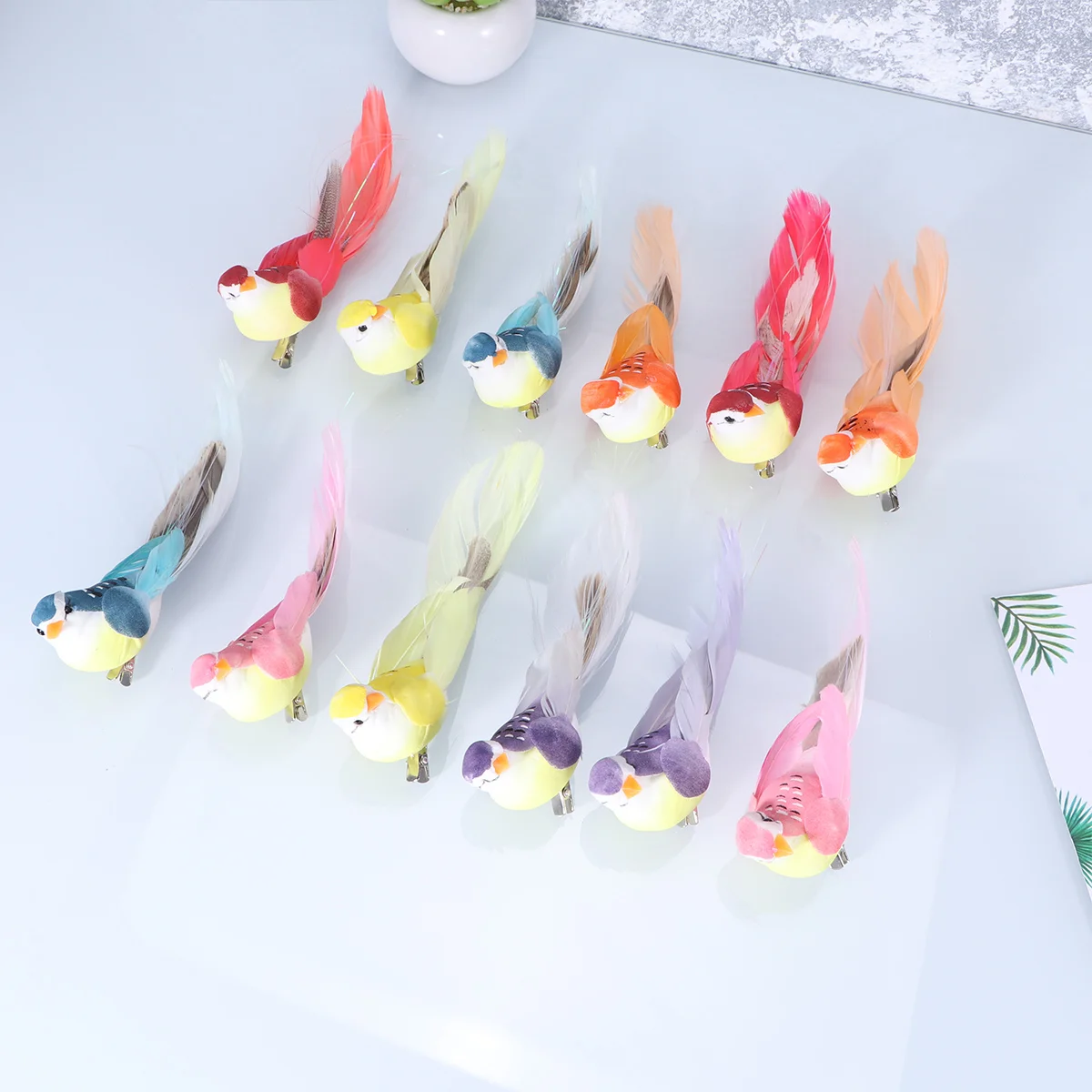 Birds Bird Craft Ornaments Artificial Garden Decoration Clip Feathered Accessories Mini Decorative Fake Figurines Sparrow
Birds Bird Craft Ornaments Artificial Garden Decoration Clip Feathered Accessories Mini Decorative Fake Figurines Sparrow