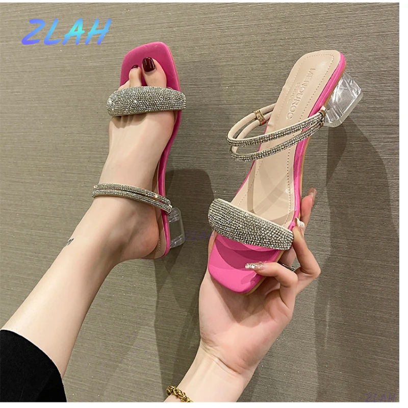 New Women's Slippers Zlah Metal Decoration Open Toe Women's Slippers Casual Women's Heel Sandals Summer Women's Shoes
New Women's Slippers Zlah Metal Decoration Open Toe Women's Slippers Casual Women's Heel Sandals Summer Women's Shoes