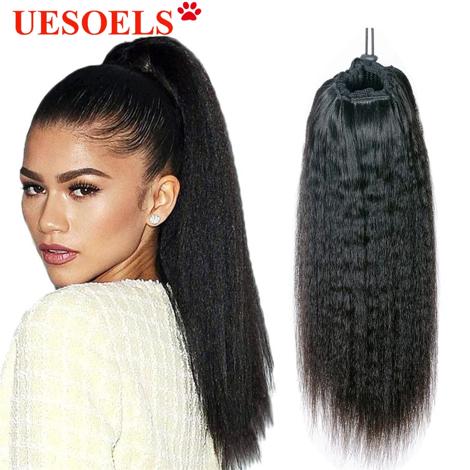 Uesoels Kinky Straight Brazilian Hair Drawstring Ponytail Clip In Human Hair Extensions Remy Puff Human Hair Ponytail Products
Uesoels Kinky Straight Brazilian Hair Drawstring Ponytail Clip In Human Hair Extensions Remy Puff Human Hair Ponytail Products