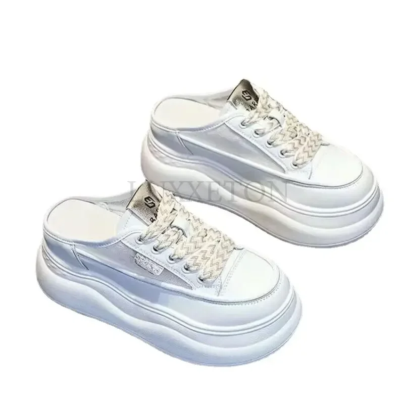 Women Slippers Thick Soled Round Toe Canvas Shoes Outdoor Lace Up Lightweight Anti Slip Walking Sneakers Sapatos Femino
Women Slippers Thick Soled Round Toe Canvas Shoes Outdoor Lace Up Lightweight Anti Slip Walking Sneakers Sapatos Femino