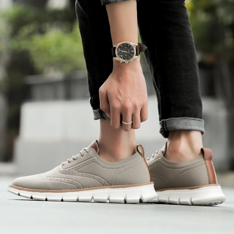 Brogue Men's Casual Shoes Mesh Breathable Flat Shoes Lightweight Outdoor Driving Shoes Walking Shoes S15170-S15175 C1
Brogue Men's Casual Shoes Mesh Breathable Flat Shoes Lightweight Outdoor Driving Shoes Walking Shoes S15170-S15175 C1