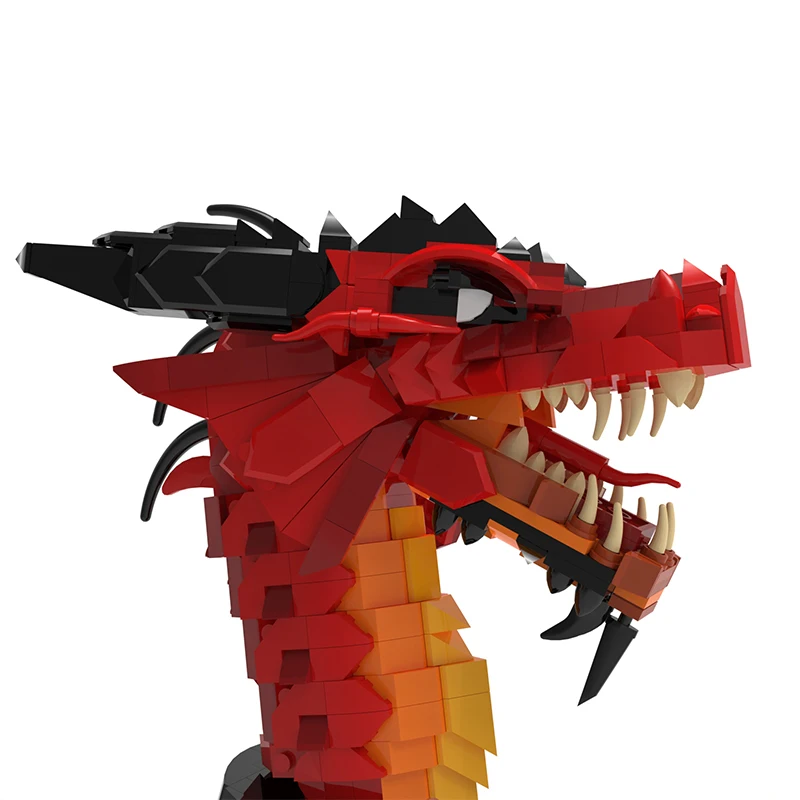 MOC C7803 Western Colorful Red Flame Dragon Head Model Bricks Assembled Kit Power Symbol Dragon Display Toys For Kids Gift
MOC C7803 Western Colorful Red Flame Dragon Head Model Bricks Assembled Kit Power Symbol Dragon Display Toys For Kids Gift