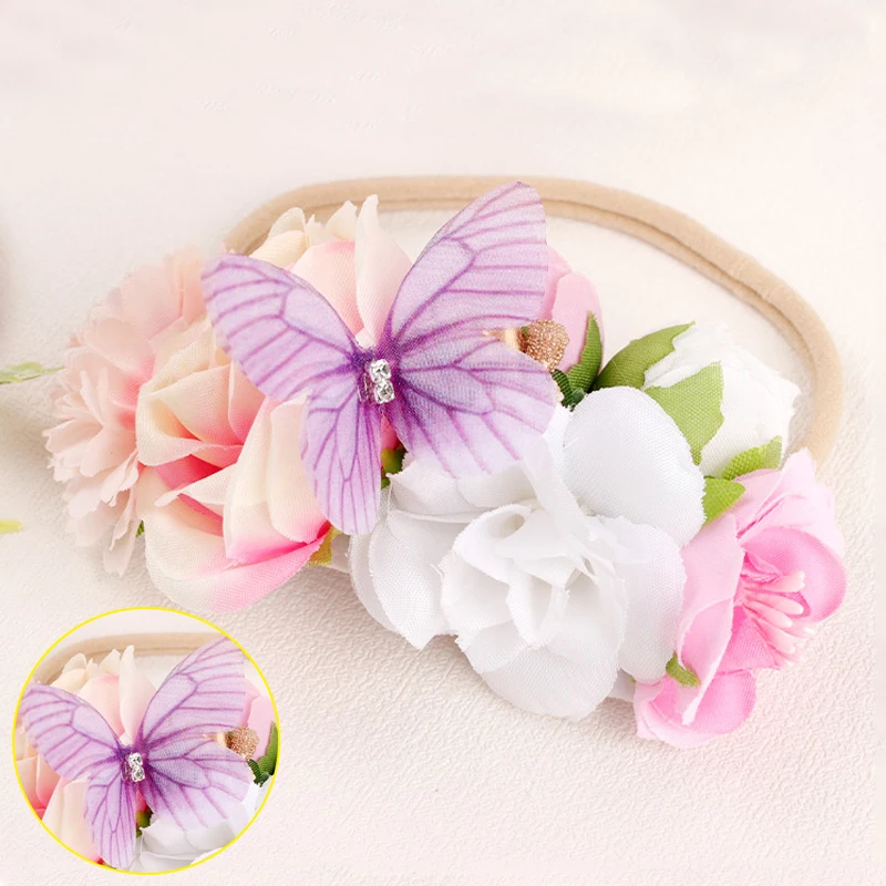 Kawaii Artificial Flower Butterfly Baby Headband Newborn Princess Headband Handmade Girl Kid Accessories повязка на голову детям
Kawaii Artificial Flower Butterfly Baby Headband Newborn Princess Headband Handmade Girl Kid Accessories повязка на голову детям