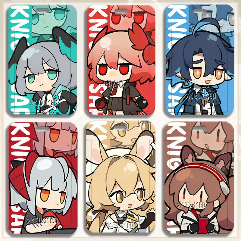Аниме Arknights Muelsyse Amiya Защитный держатель для удостоверения личности Шейный