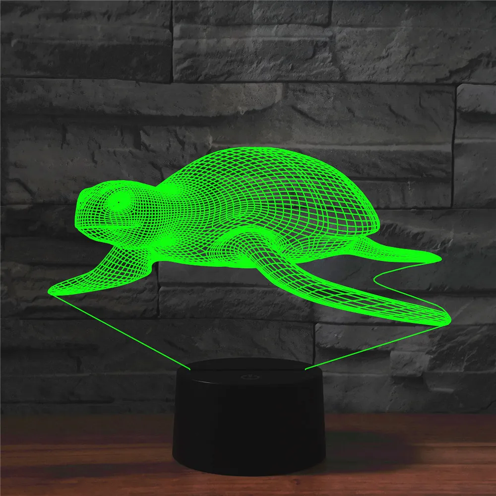 3d Lamp Illusion Led Night Light for Baby Room Sea Turtle Gifts Toys Child Nightlight 7 Colors Bedside Lamp Bedroom Decoration
3d Lamp Illusion Led Night Light for Baby Room Sea Turtle Gifts Toys Child Nightlight 7 Colors Bedside Lamp Bedroom Decoration
