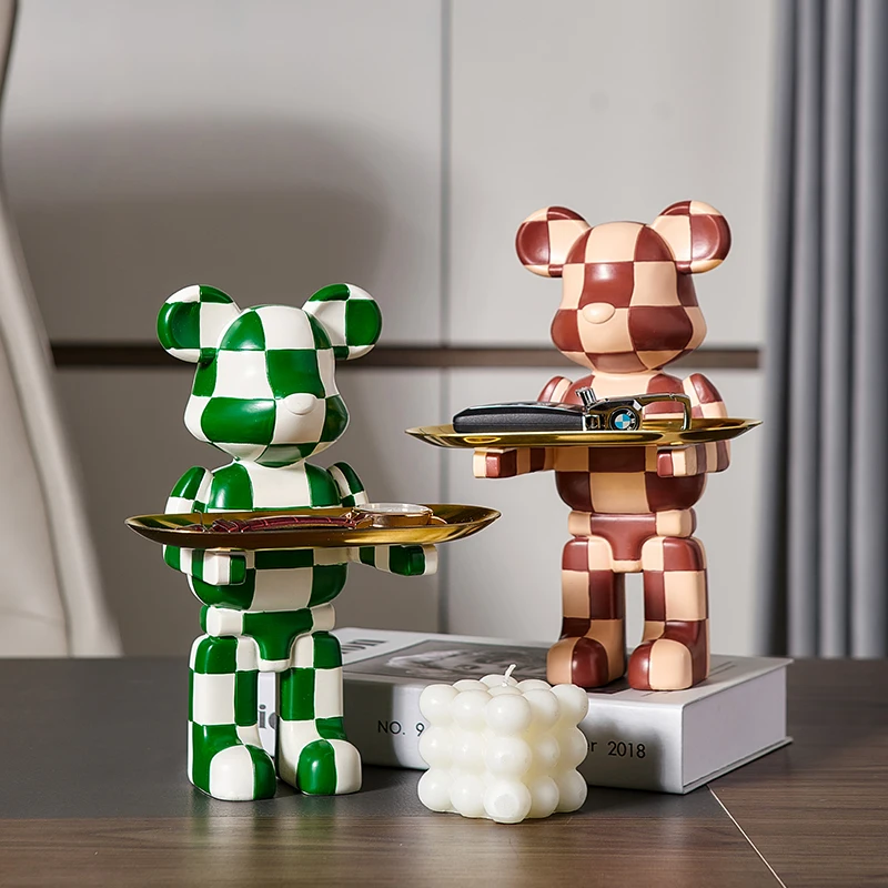 Bear Tray Figurine Figure statues and sculptures With Metal Tray kawaii room decor bedroom accessories figurines for interior
Bear Tray Figurine Figure statues and sculptures With Metal Tray kawaii room decor bedroom accessories figurines for interior