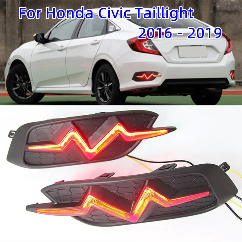 For Honda Civic 2016 - 2019 10th LED Tail Light Brake Warning Rear Fog Rear Bumper Light Car Auto Vehicle Accessories
For Honda Civic 2016 - 2019 10th LED Tail Light Brake Warning Rear Fog Rear Bumper Light Car Auto Vehicle Accessories