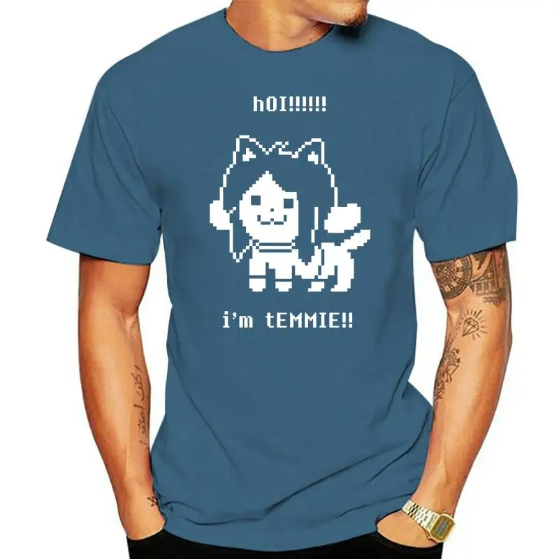 Undertale Temmie - Hot!!!!!! I'm Temmie!! Top Tee Tagless Tee T-Shirt Custom Gift Men's T-Shirt Fashionable Round Neck Clothing
Undertale Temmie - Hot!!!!!! I'm Temmie!! Top Tee Tagless Tee T-Shirt Custom Gift Men's T-Shirt Fashionable Round Neck Clothing