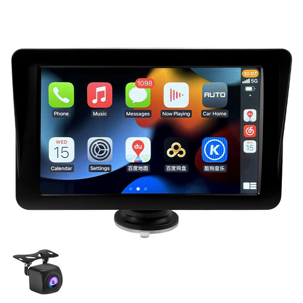 Universal 7 Inch Car Radio Multimedia Video Player Wireless Carplay Tablet Android Touch Screen Bluetooth MP5 B
Universal 7 Inch Car Radio Multimedia Video Player Wireless Carplay Tablet Android Touch Screen Bluetooth MP5 B