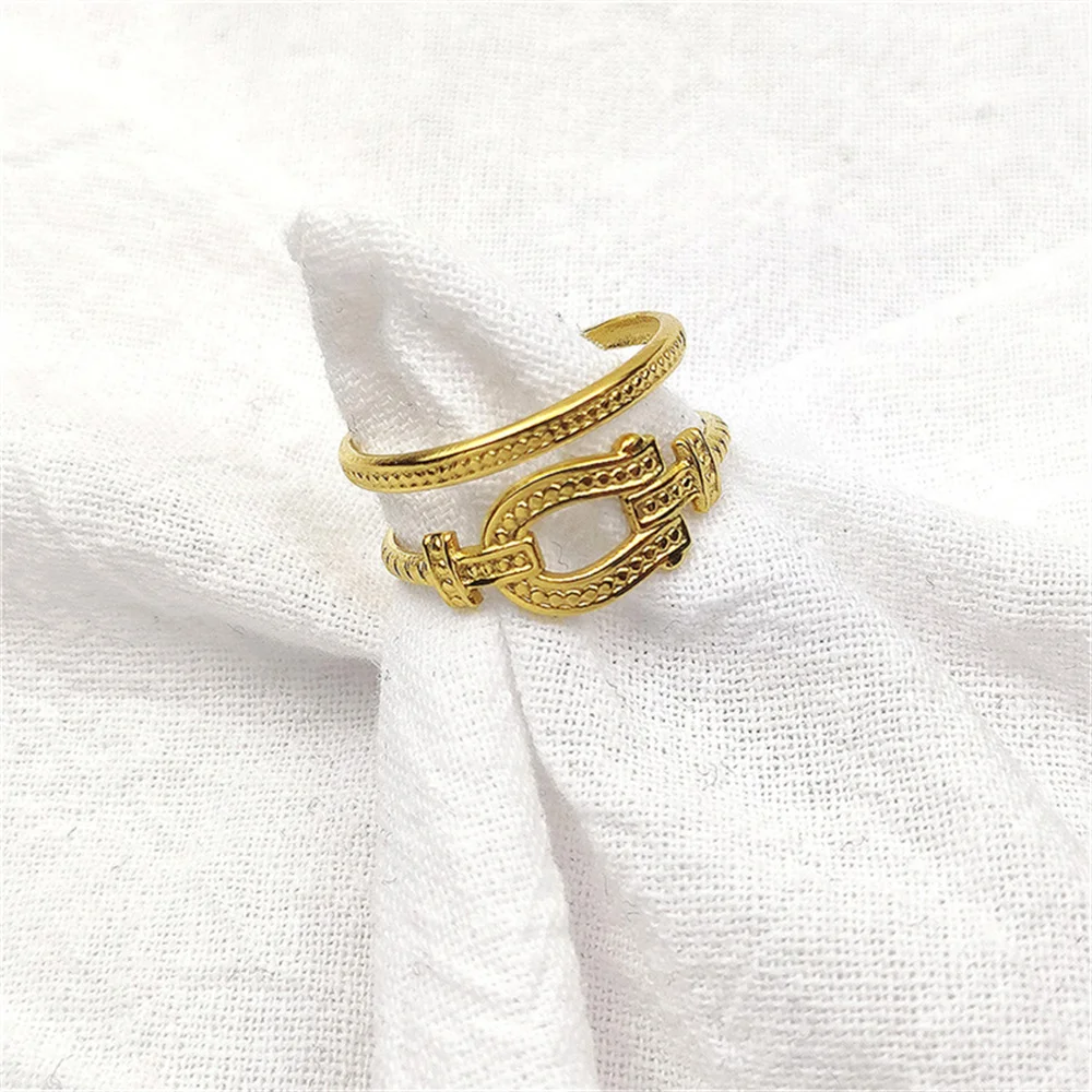 New Trendy Minimalist Gold Silver Color Rings Geometric Double Layer Open Adjustable Ring For Women Party Wedding Jewelry Gift
New Trendy Minimalist Gold Silver Color Rings Geometric Double Layer Open Adjustable Ring For Women Party Wedding Jewelry Gift