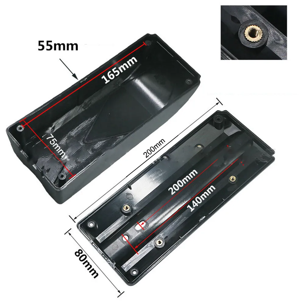 Conversion Part Case Conversion Part With Bolts Controller Box Bicycle 200x80mm 250g ABS E-bike Controller Box
Conversion Part Case Conversion Part With Bolts Controller Box Bicycle 200x80mm 250g ABS E-bike Controller Box