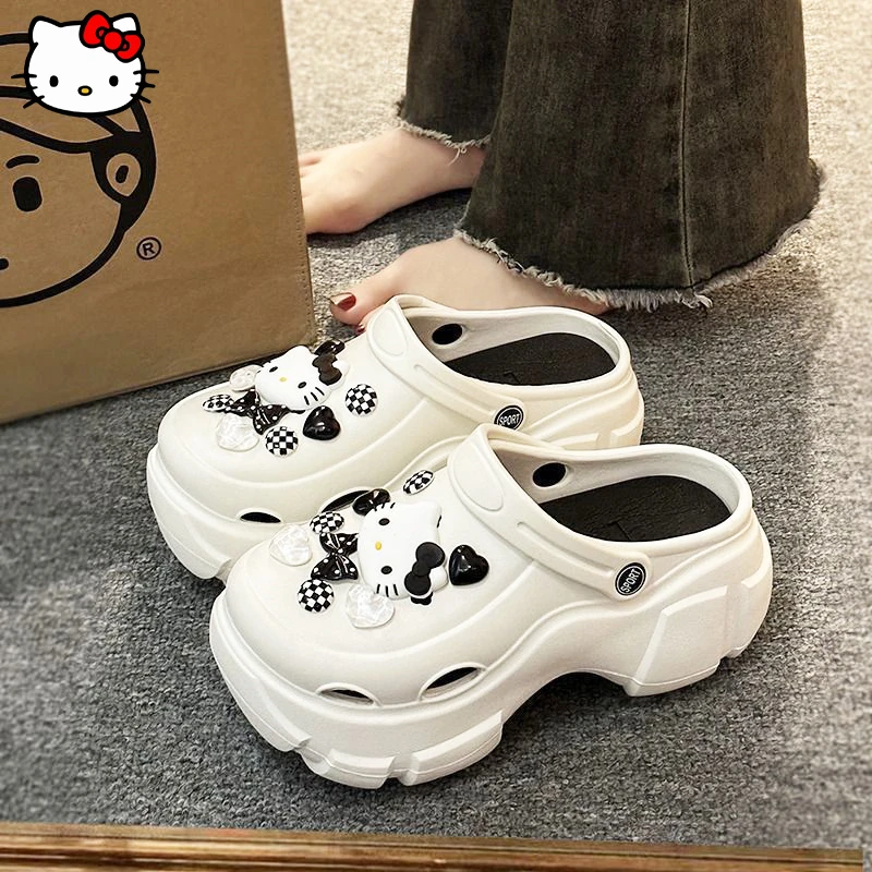 Милые домашние тапочки Sanrio HelloKitty в стиле аниме, мягкая толстая подошва, Нескользящие, закрывающие сад, дышащая пляжная обувь, подарок
Милые домашние тапочки Sanrio HelloKitty в стиле аниме, мягкая толстая подошва, Нескользящие, закрывающие сад, дышащая пляжная обувь, подарок