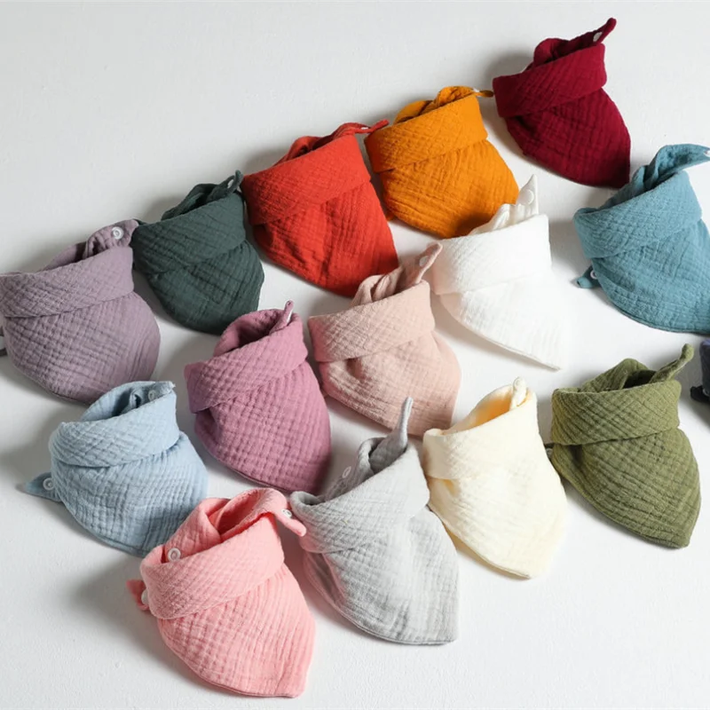 Baby Muslin Bibs Triangle Scarf 100% Cotton Soft Infant Bandana Bib Babador Dribble Burp Newborn Slabber Absorbent Cloth Stuff
Baby Muslin Bibs Triangle Scarf 100% Cotton Soft Infant Bandana Bib Babador Dribble Burp Newborn Slabber Absorbent Cloth Stuff