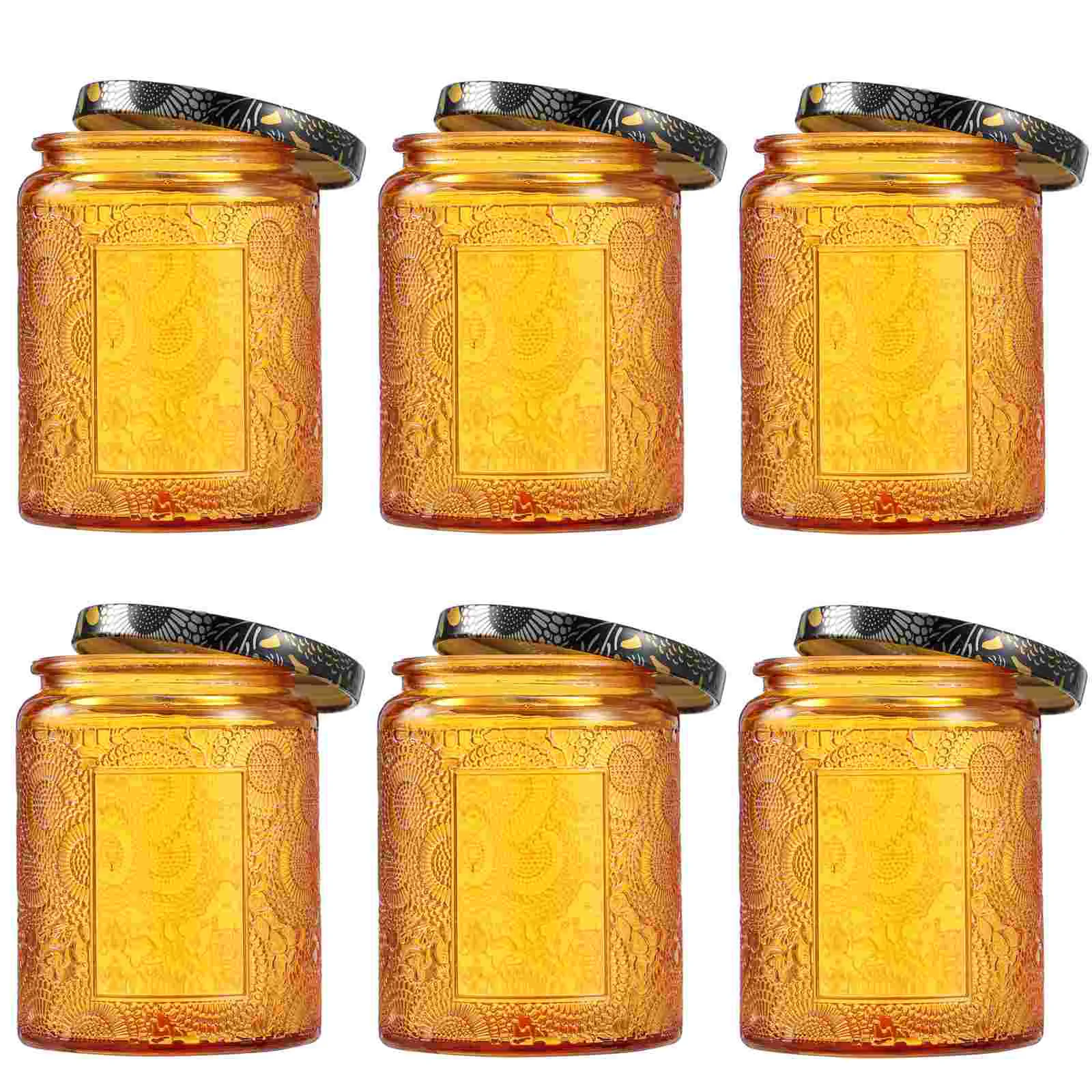 

Candle Jars Glass Making Tin Container Jar Scented Storage Candles Empty Containers Lids Diy With For