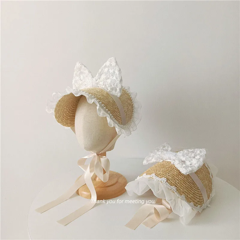 Lace Princess Girls Straw Hat Cute Bow Newborn Photography Props 2023 Summer Baby Sun Hat UV Protection Caps
Lace Princess Girls Straw Hat Cute Bow Newborn Photography Props 2023 Summer Baby Sun Hat UV Protection Caps