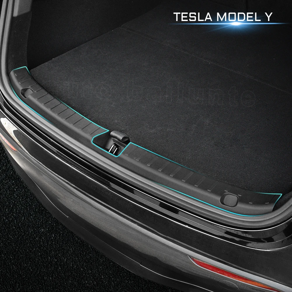For Tesla Model Y 2023 2022 2021 Car Trunk Rear Protection Bumper Tuning Accessories
For Tesla Model Y 2023 2022 2021 Car Trunk Rear Protection Bumper Tuning Accessories