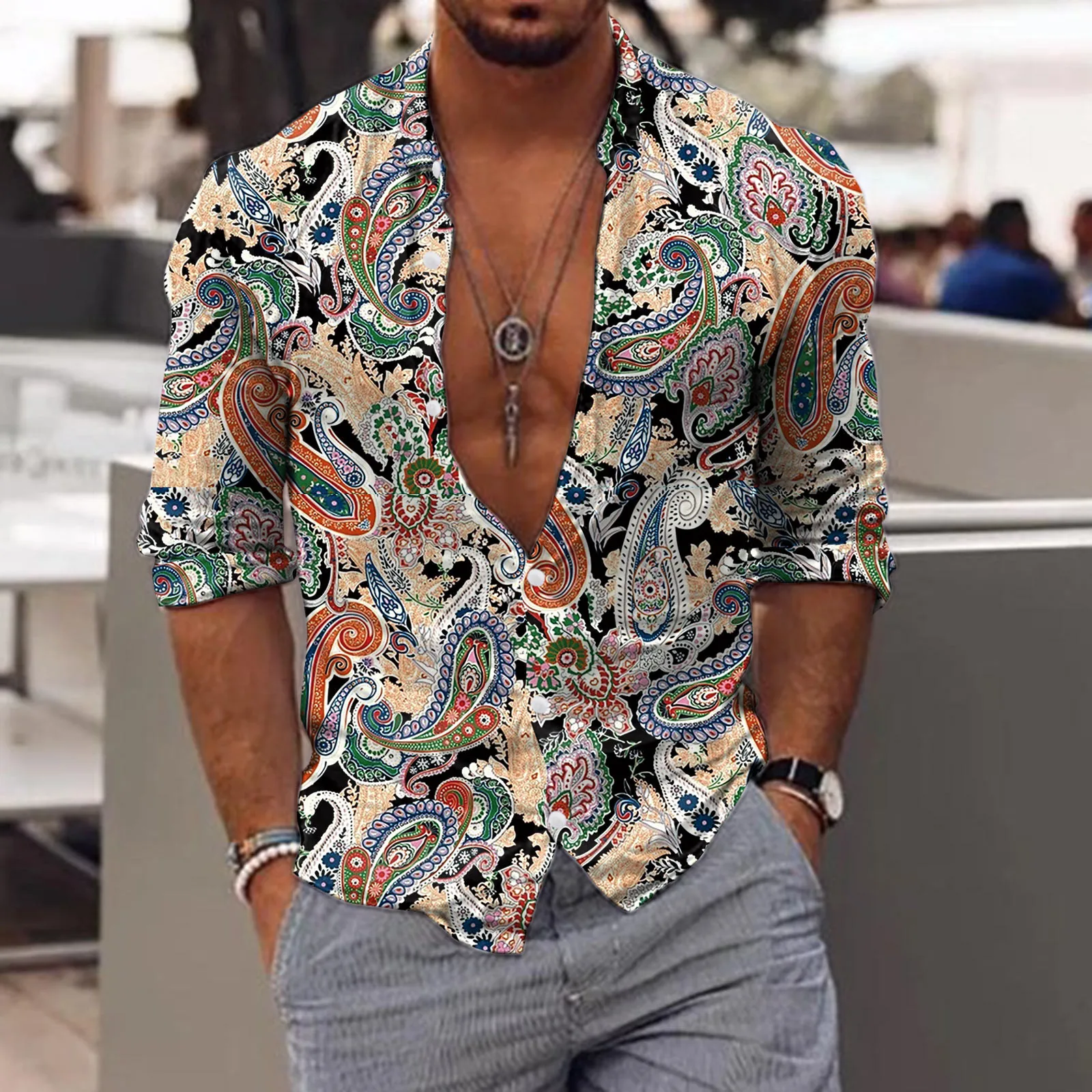 Cotton Tees for Men Men Long Sleeve Autumn Winter Casual Printed Shirts Fashion Top Blouse Shirts Tops Long Sleeve
Cotton Tees for Men Men Long Sleeve Autumn Winter Casual Printed Shirts Fashion Top Blouse Shirts Tops Long Sleeve