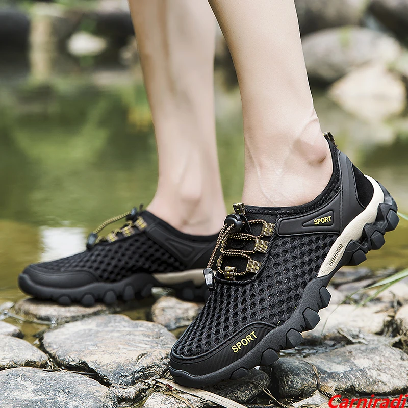 Fashion Outdoor Elastic Band Climbing Hiking Shoes Men Summer Sport Trekking Casual Sneakers Male Non-slip Camping Walking Shoes
Fashion Outdoor Elastic Band Climbing Hiking Shoes Men Summer Sport Trekking Casual Sneakers Male Non-slip Camping Walking Shoes