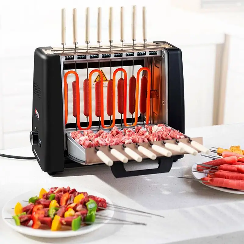 Electric Rotisserie BBQ Grill Machine Smokeless Rotary Electric Oven Home Barbecue Grill Automatic Rotary Skewer Barbecue Stove
Electric Rotisserie BBQ Grill Machine Smokeless Rotary Electric Oven Home Barbecue Grill Automatic Rotary Skewer Barbecue Stove